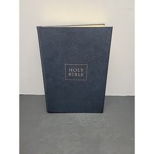 VTG Holy Bible KJV Family Style Coffee Table Sized (Readers Digest, 1971) Blue